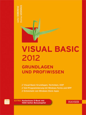 cover image of Visual Basic 2012--Grundlagen und Profiwissen